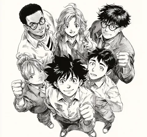 科幻题材漫画《轨道电梯》封面